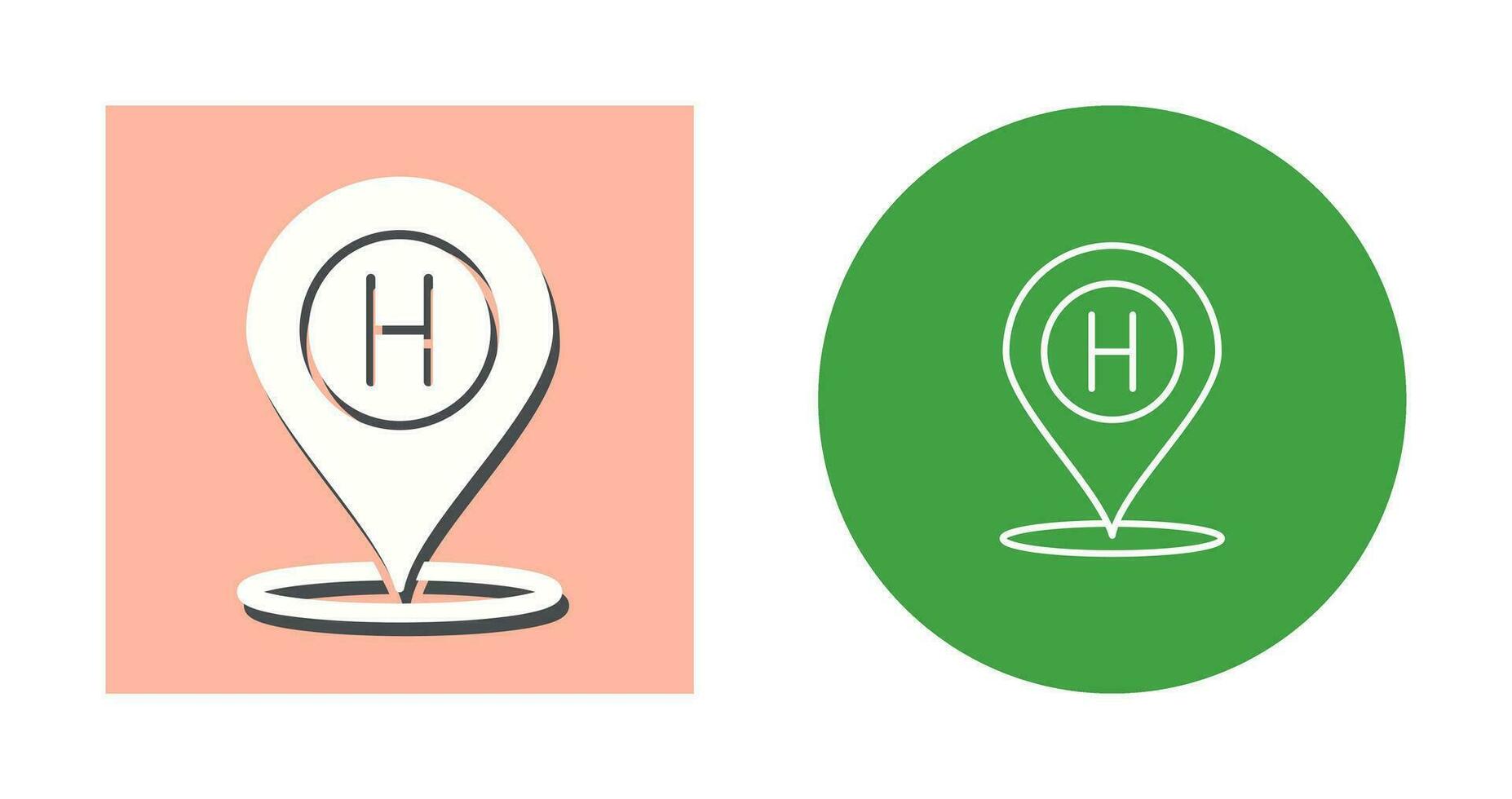 Hotel Location Vector Icon