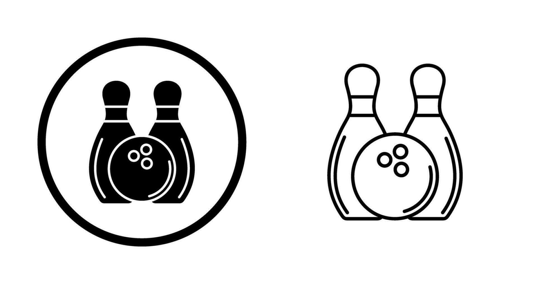 Bowling Vector Icon