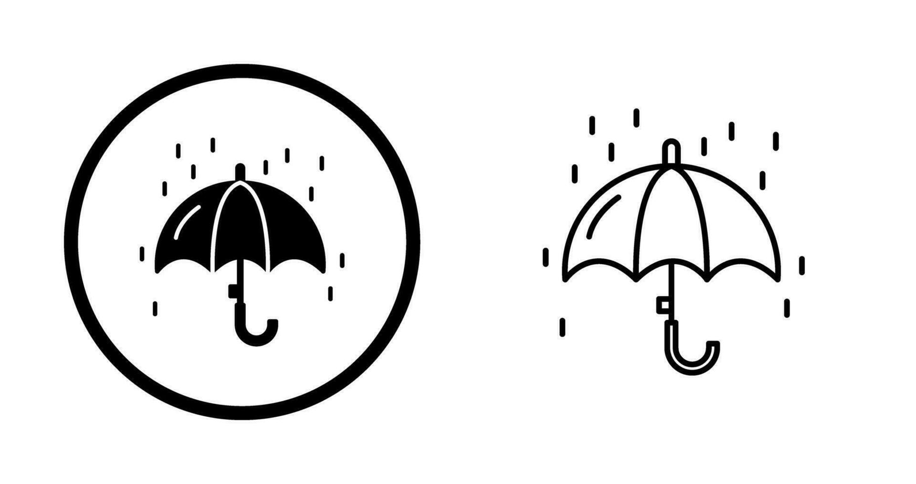 icono de vector de lluvia