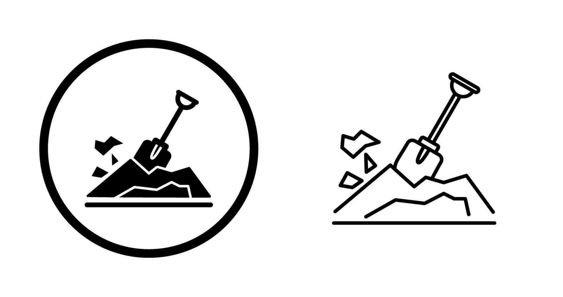 Digging Vector Icon