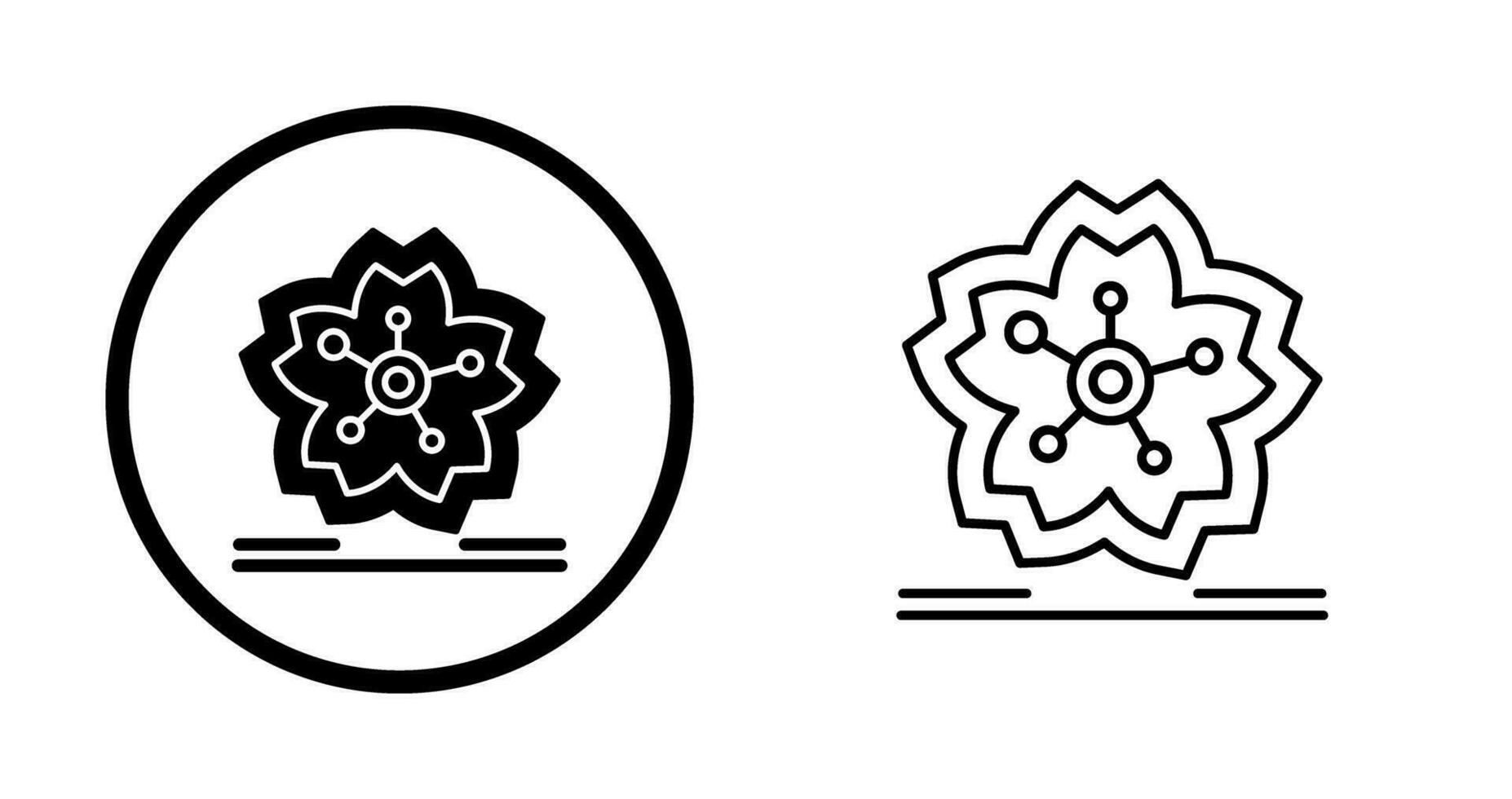 Cherry Blossom Vector Icon