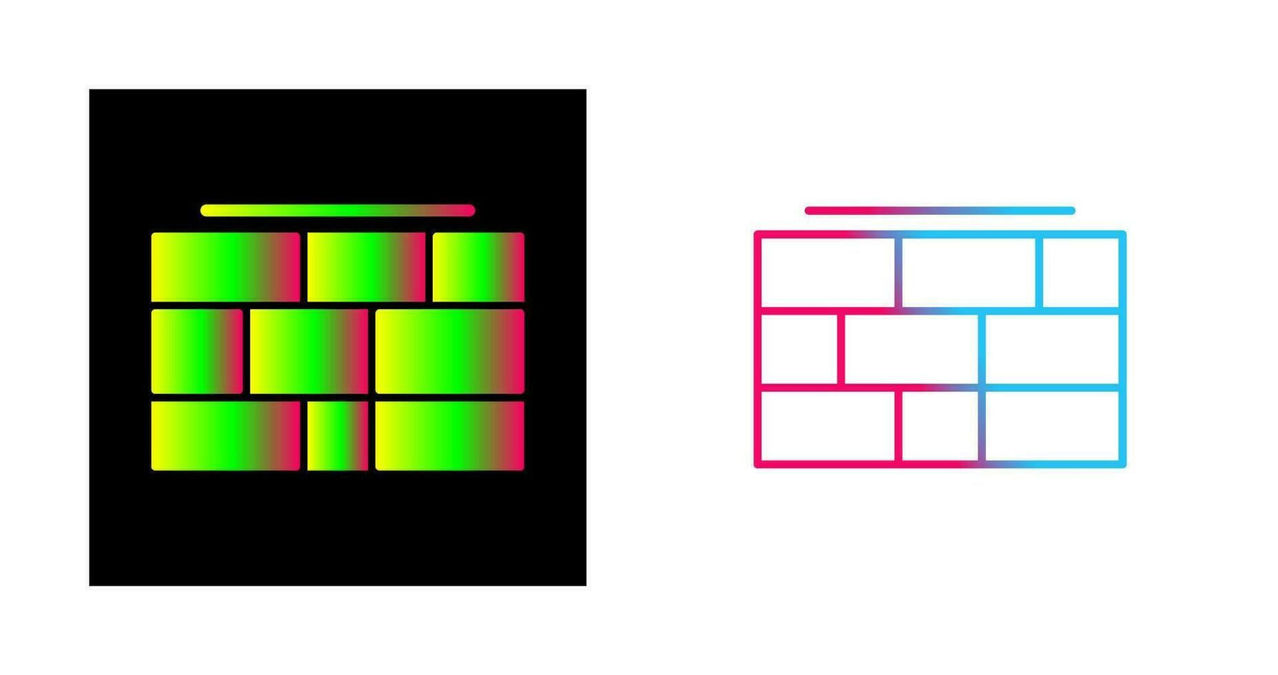 Brick wall Vector Icon