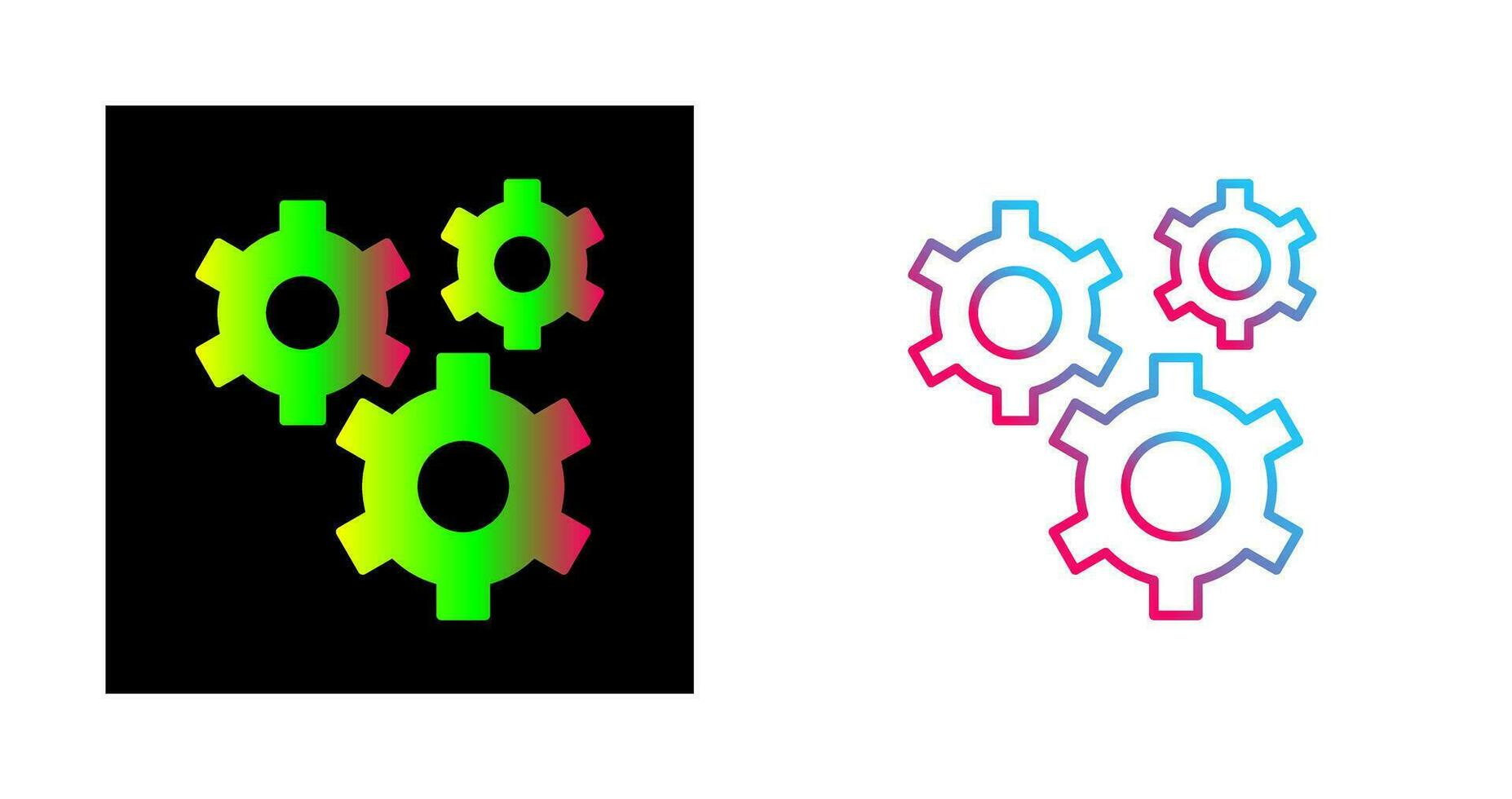 Gears Vector Icon