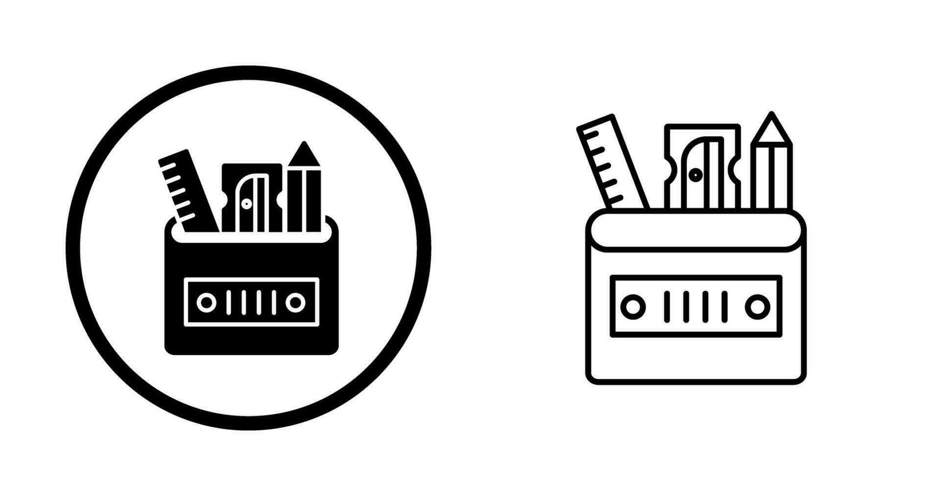 Stationery Vector Icon
