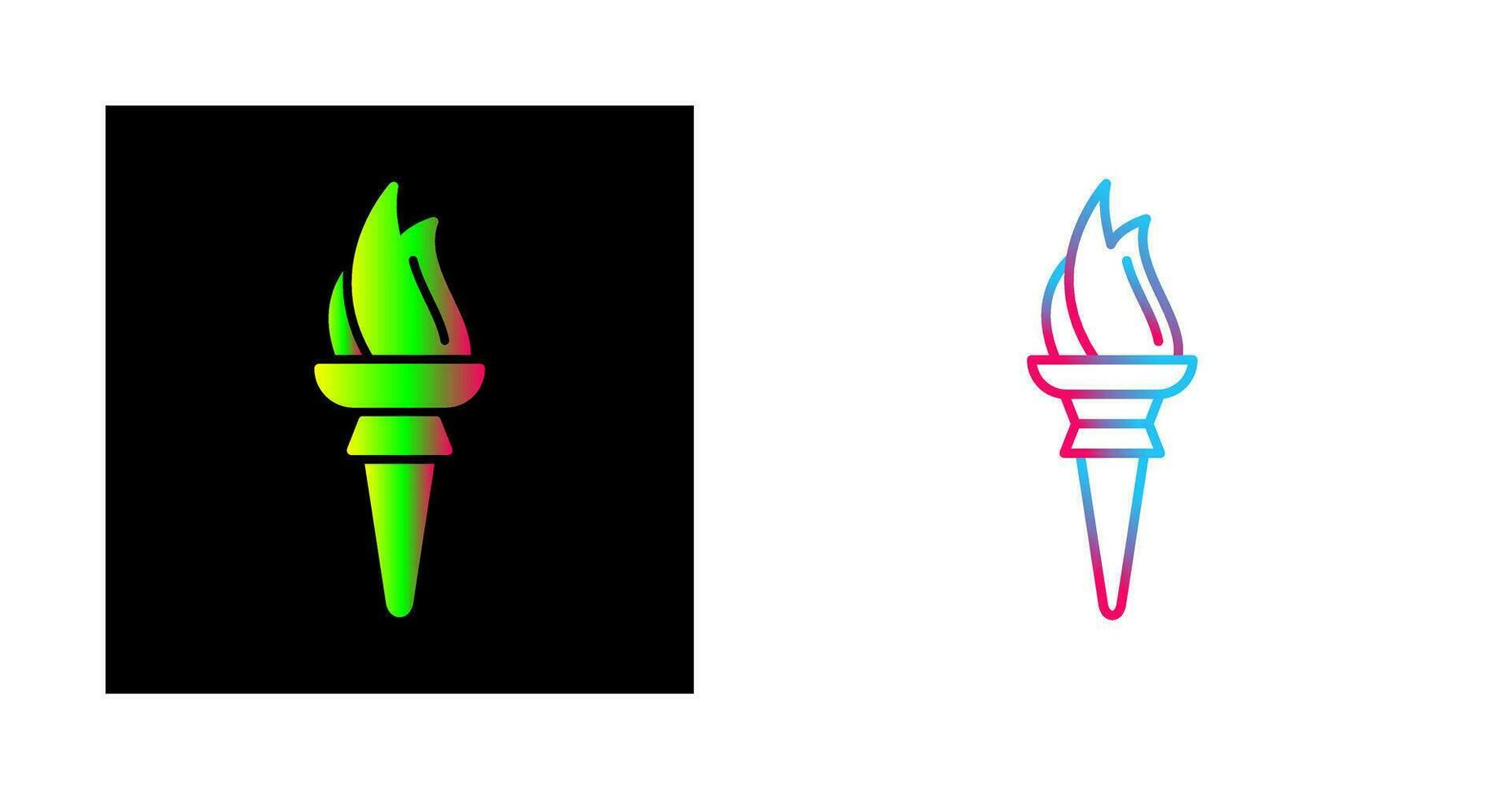Torch Vector Icon