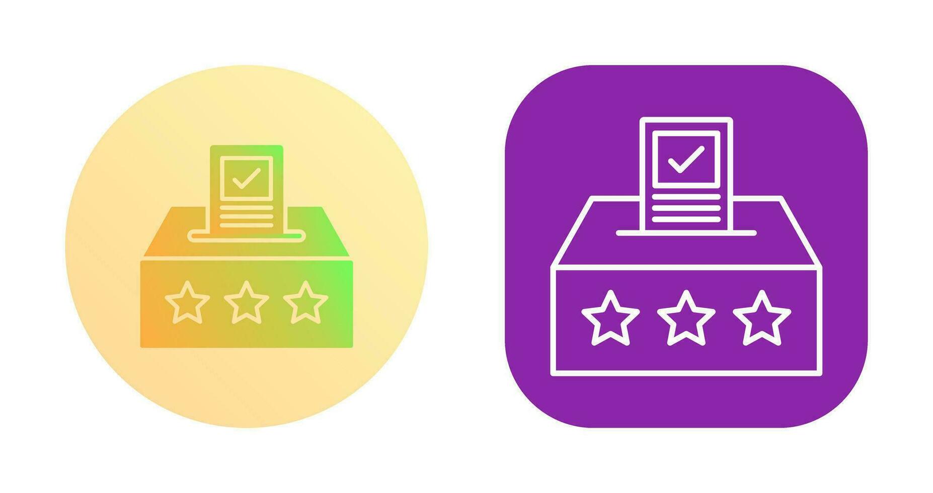 Ballot Vector Icon