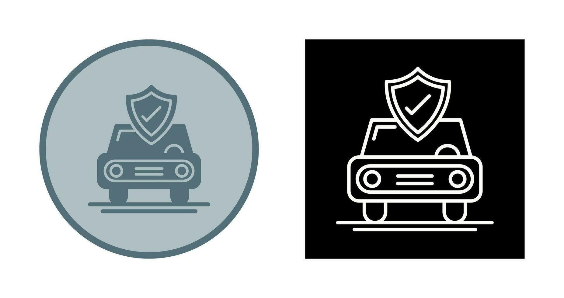 coche proteccion vector icono