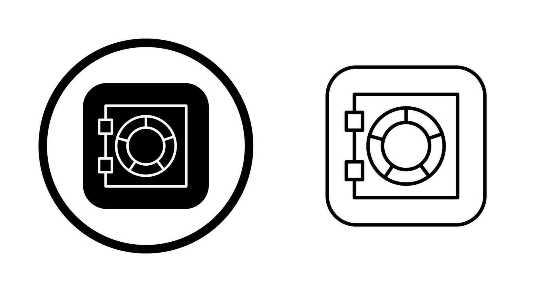 Safe Box Vector Icon