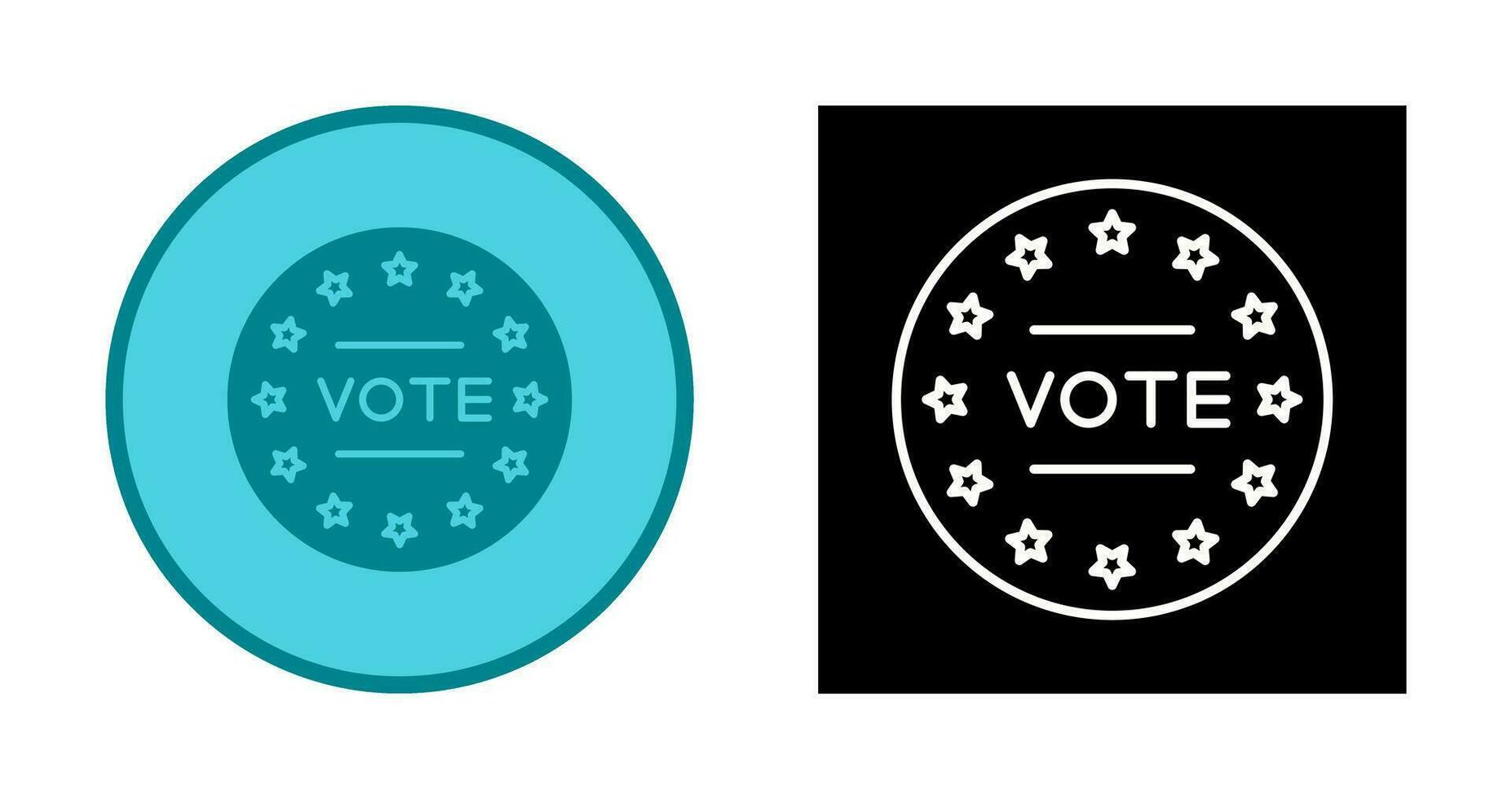 icono de vector de voto