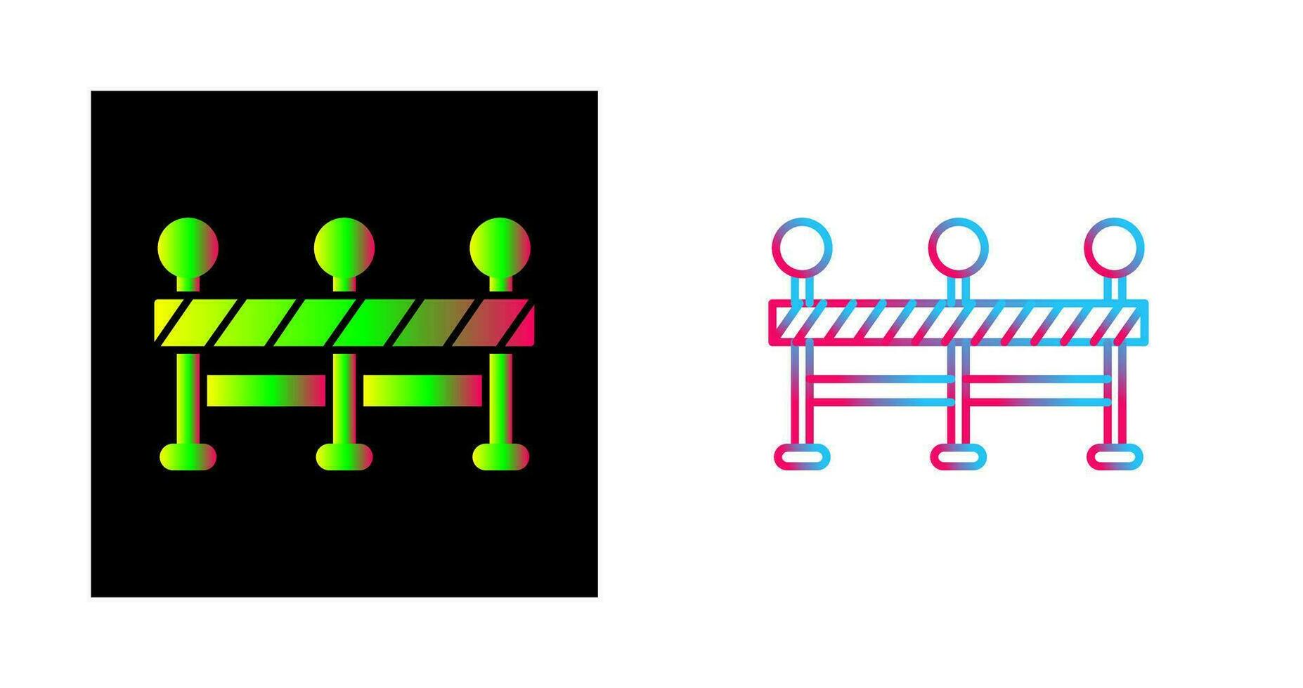 Roadblock Vector Icon