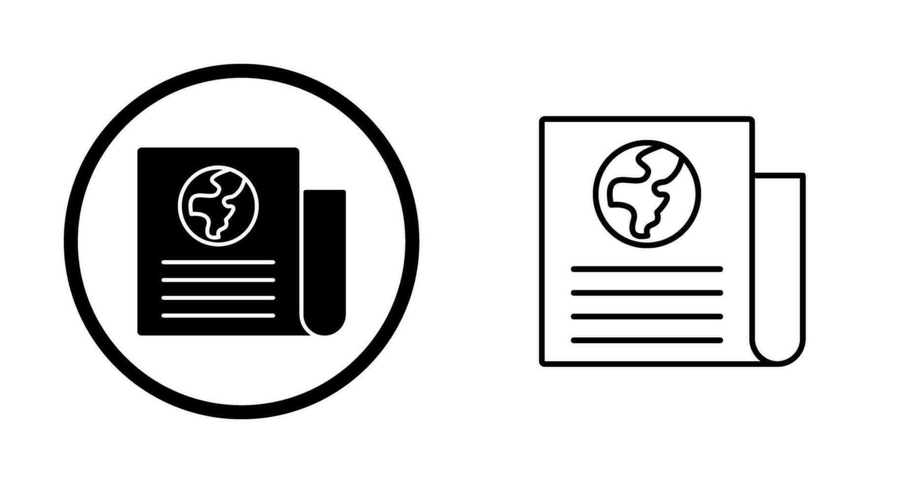 Newspaper Vector Icon