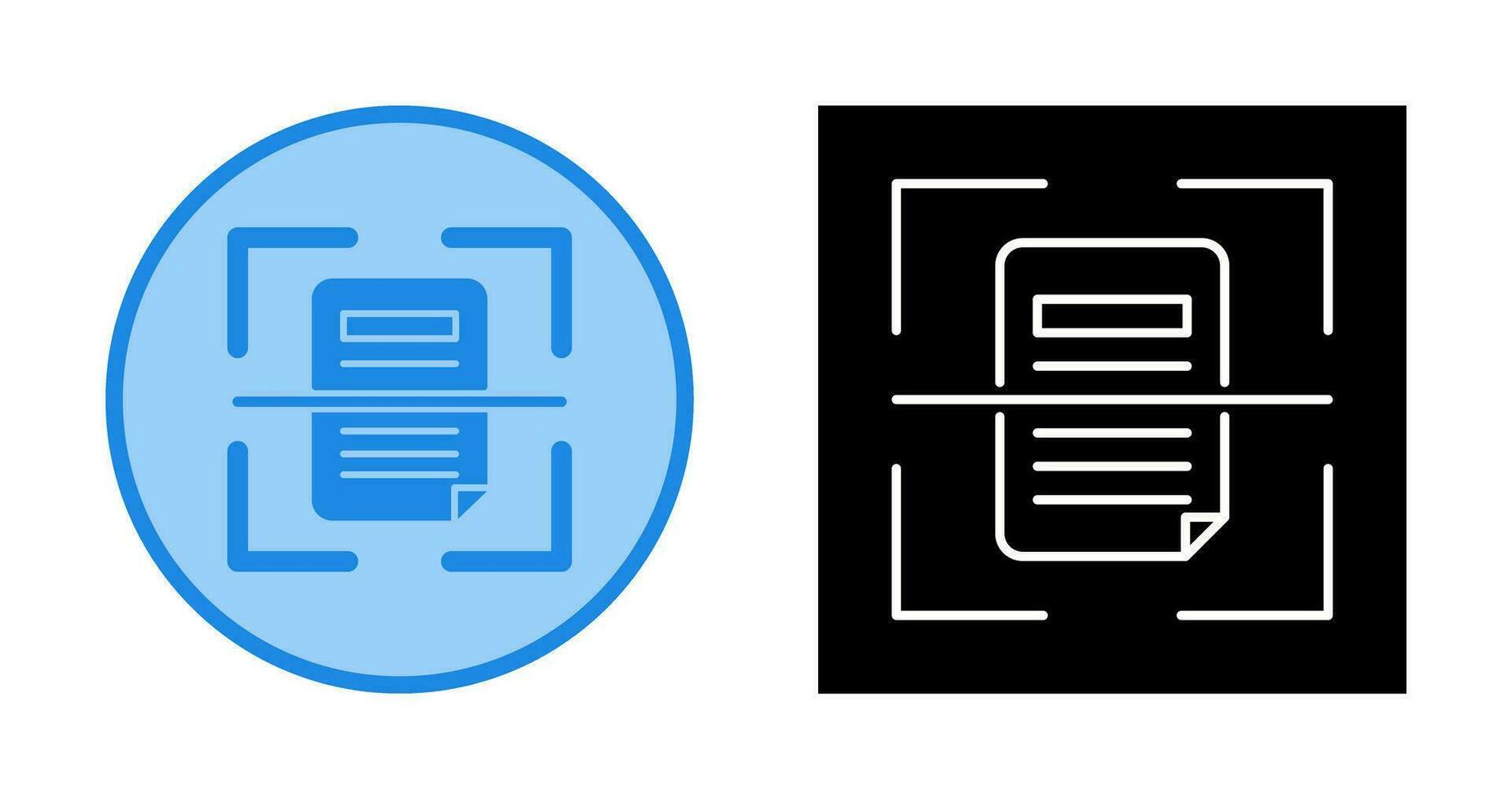 Scan Vector Icon