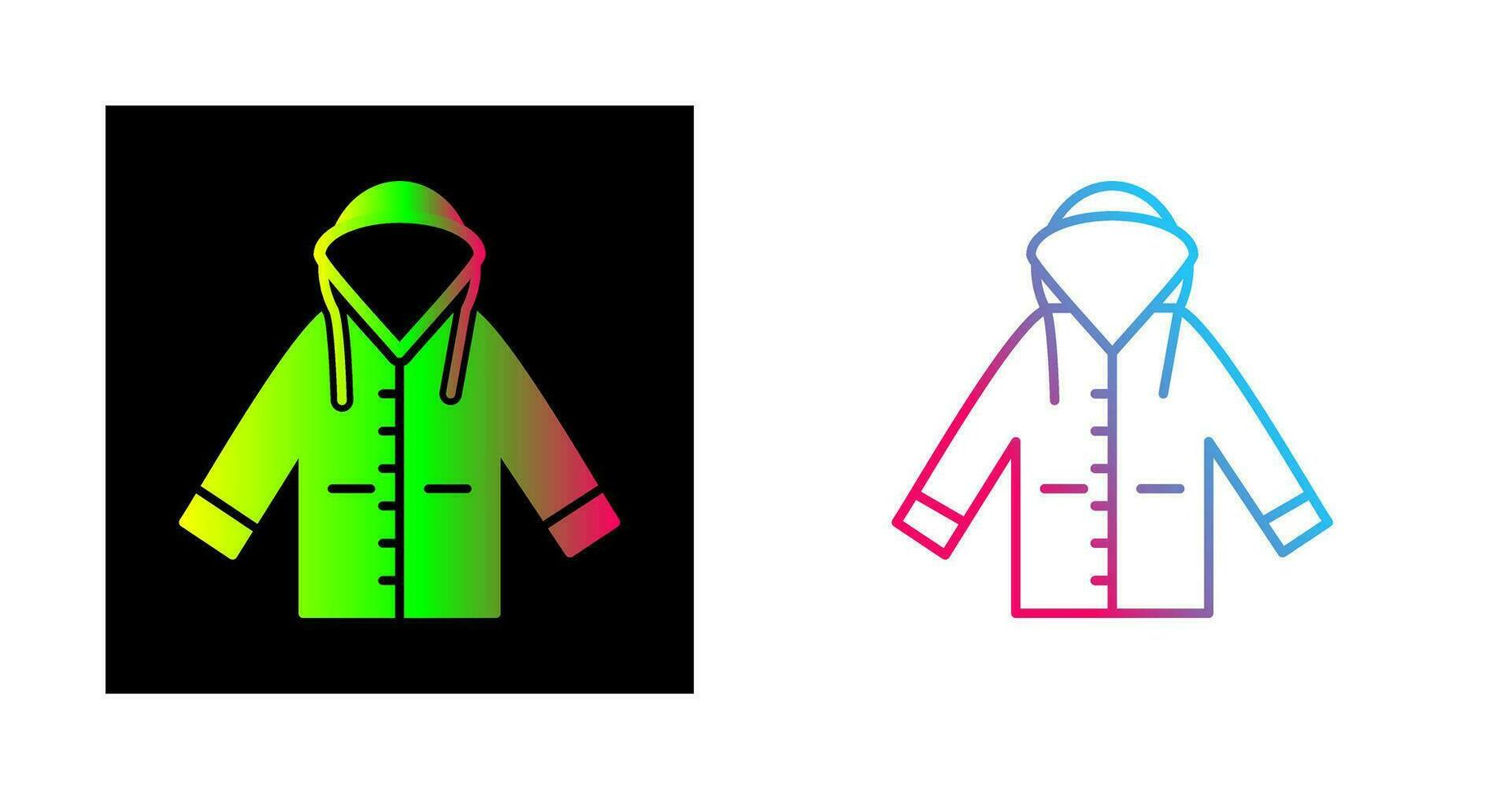 Raincoat Vector Icon
