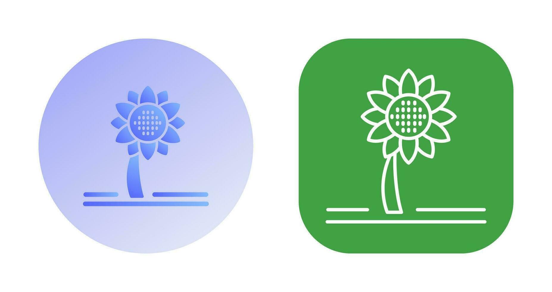 Sunflower Vector Icon