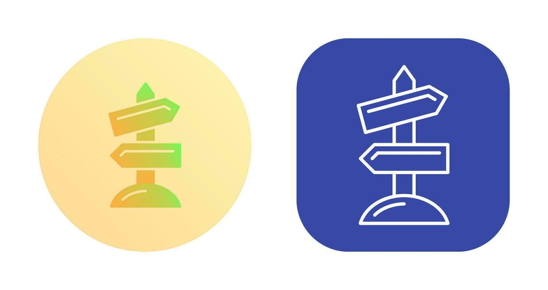 Road Sign Vector Icon