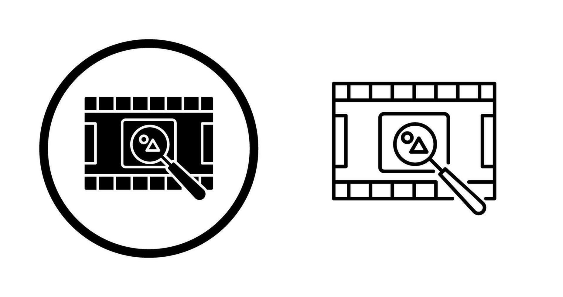 Unique Find Picture Vector Icon