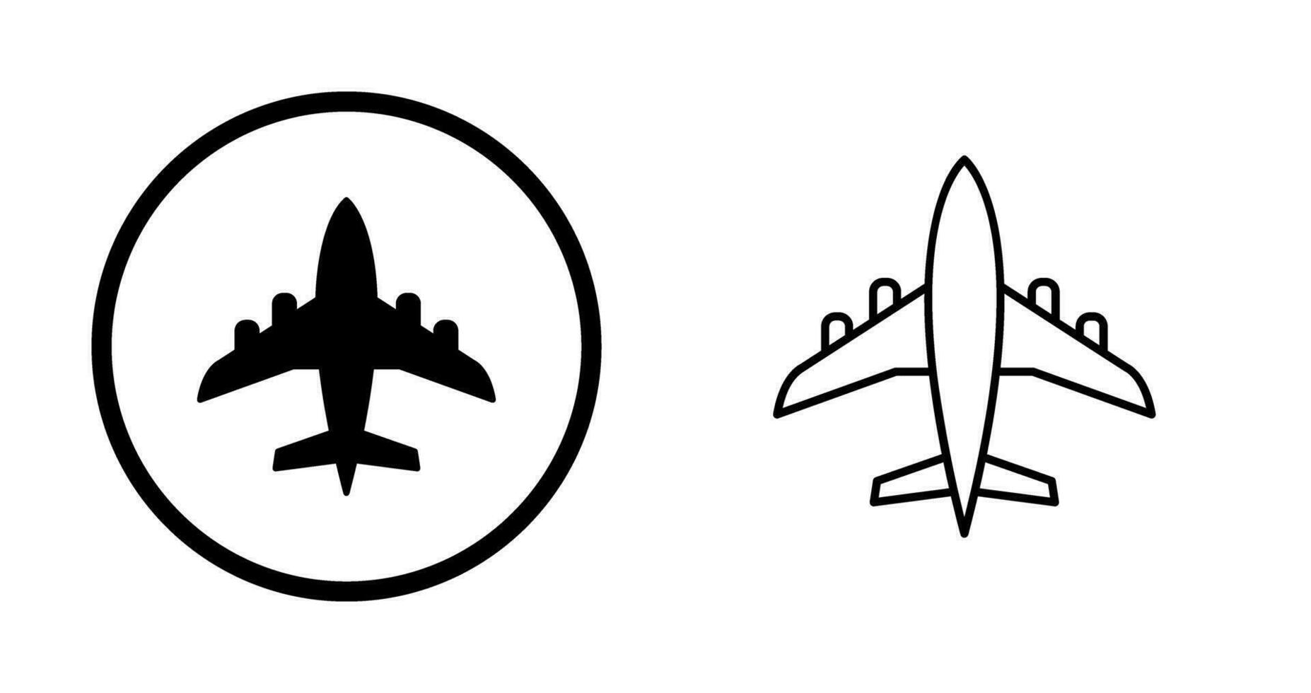 Aeroplane Vector Icon