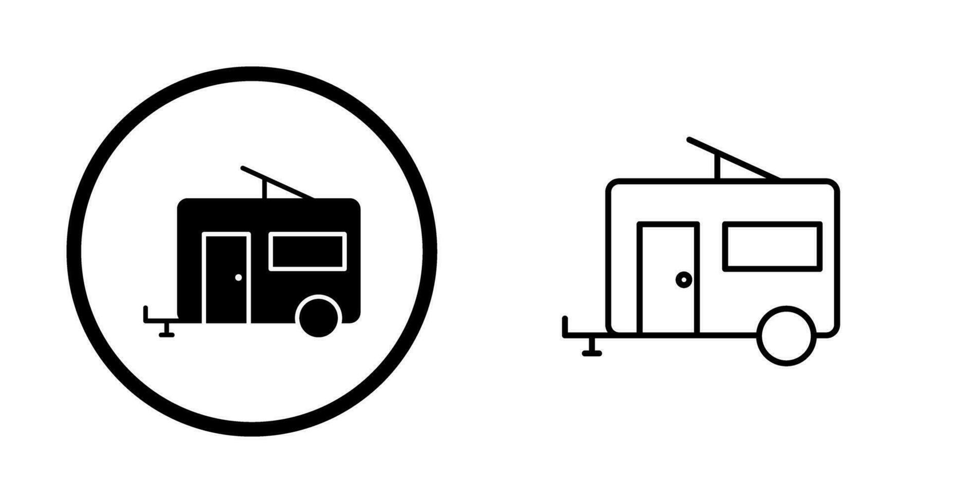 Trailer Vector Icon