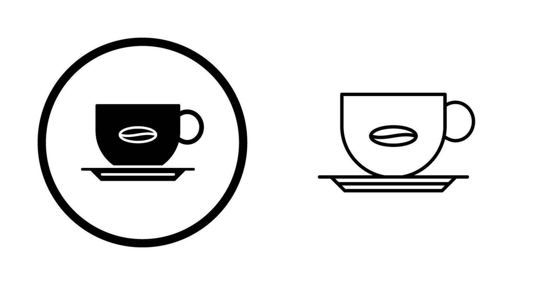 icono de vector de taza de café