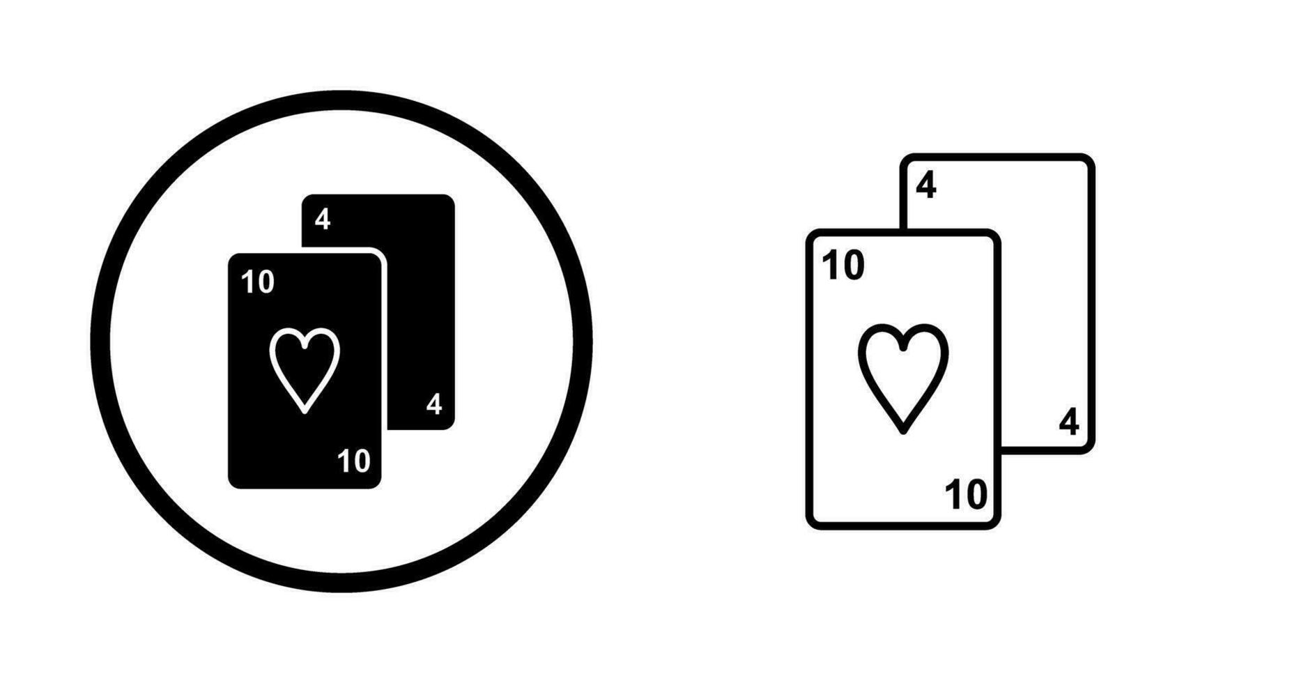 Playing Cards Vector Icon
