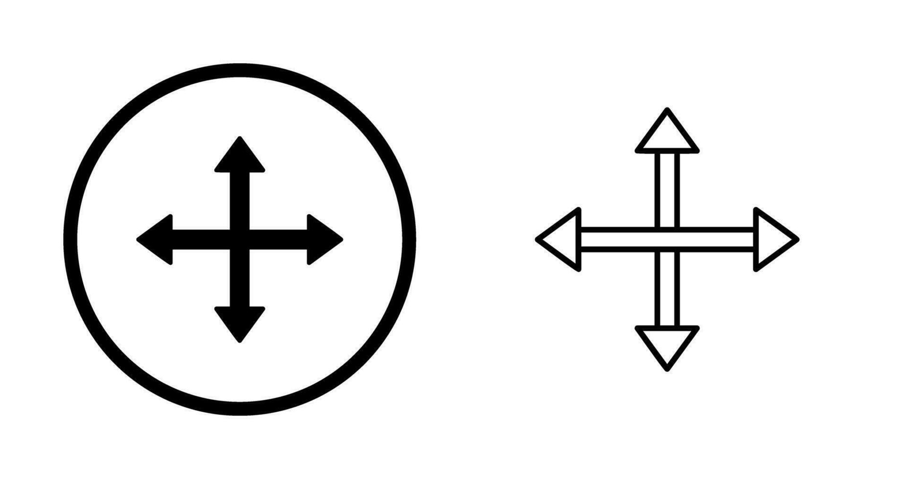 Unique Move Vector Icon