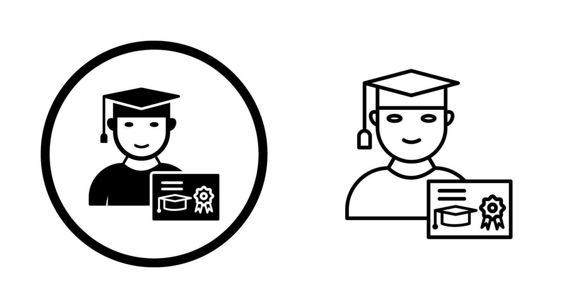 Unique Receiving Degree Vector Icon