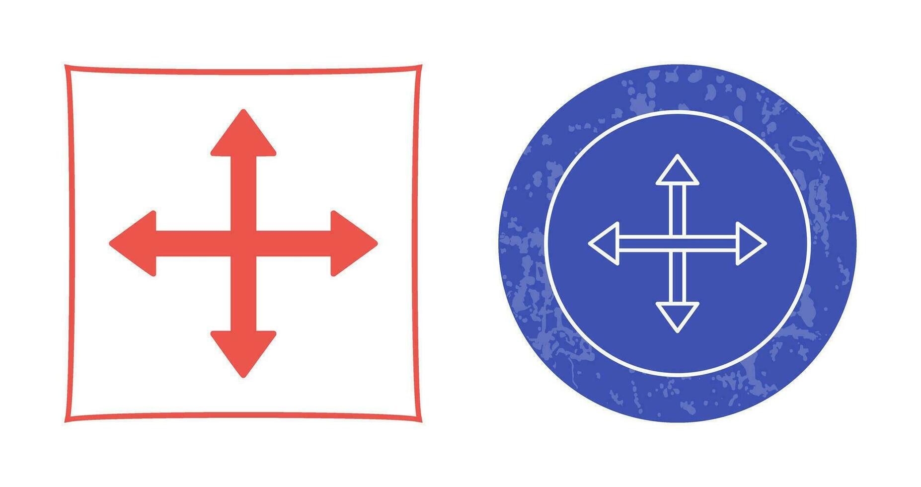 Unique Move Vector Icon