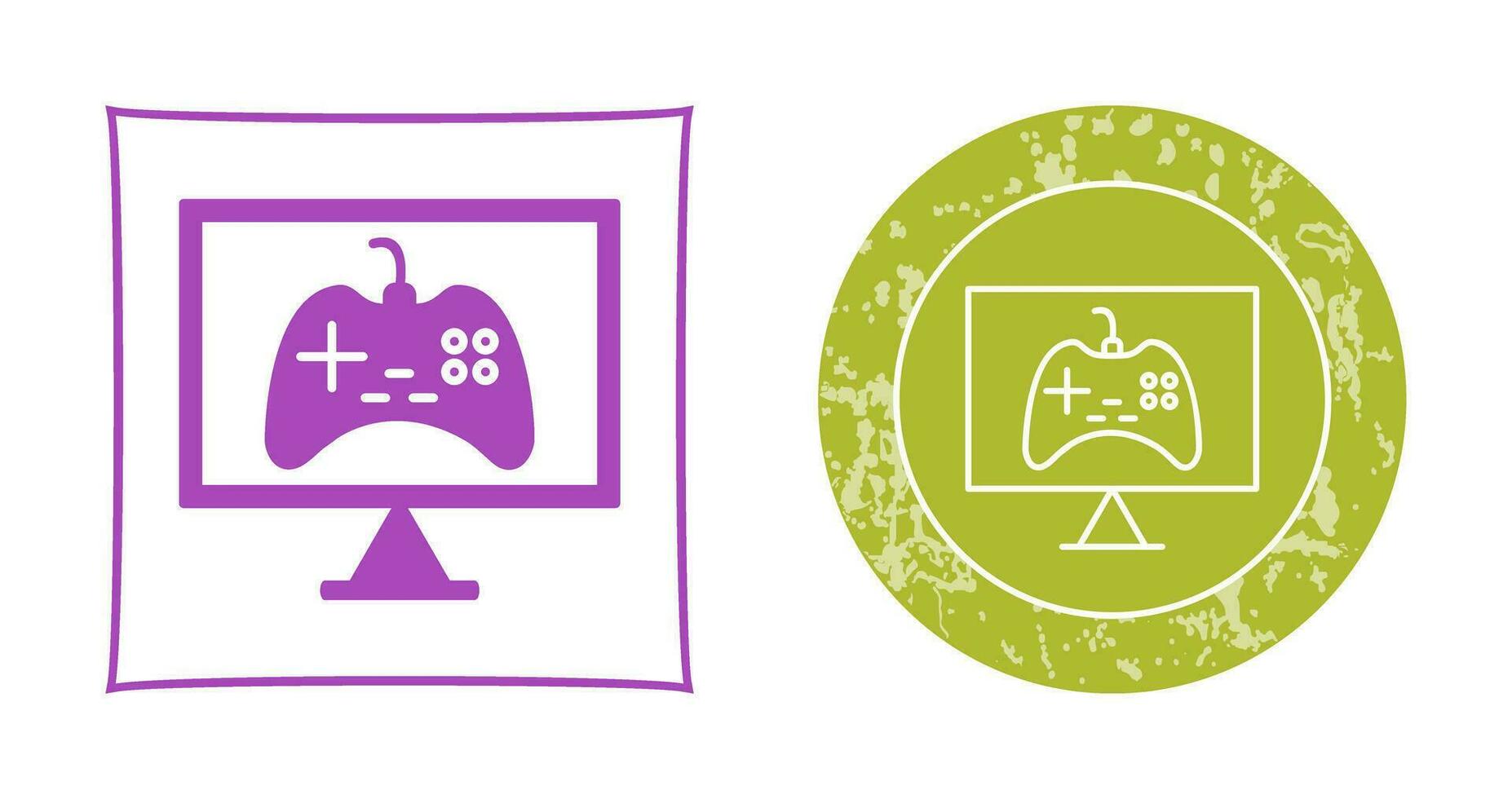 Unique Online Games Vector Icon