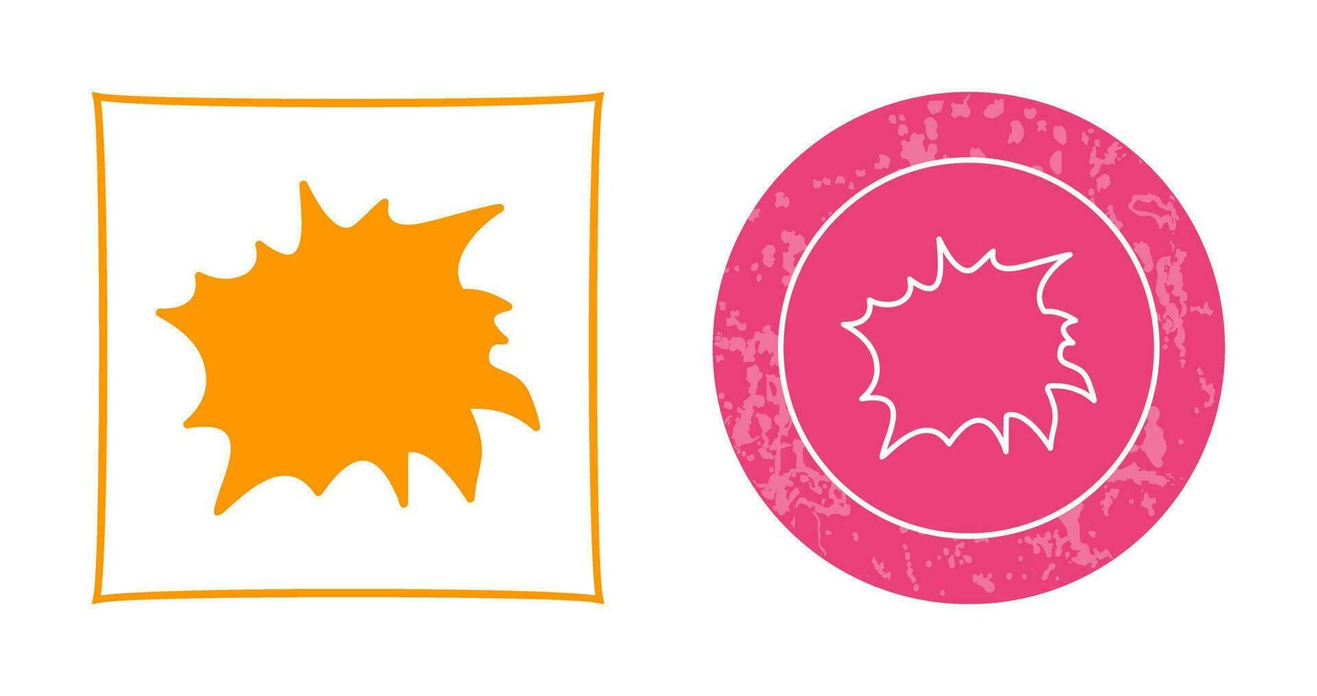 Unique Explosion Vector Icon