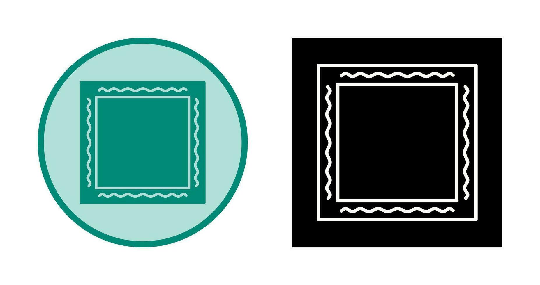 Unique Frame Vector Icon