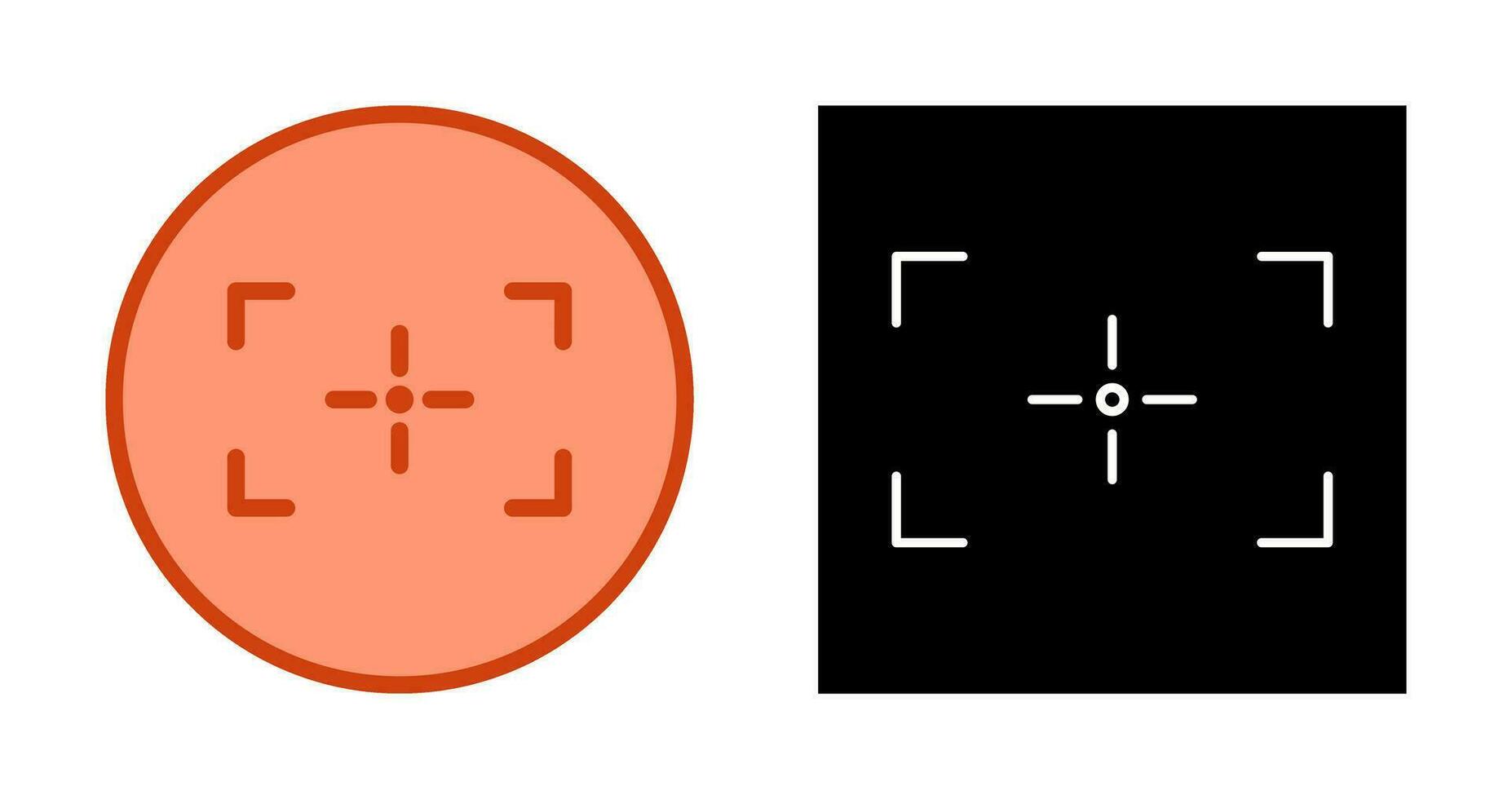 Unique Focus Vector Icon