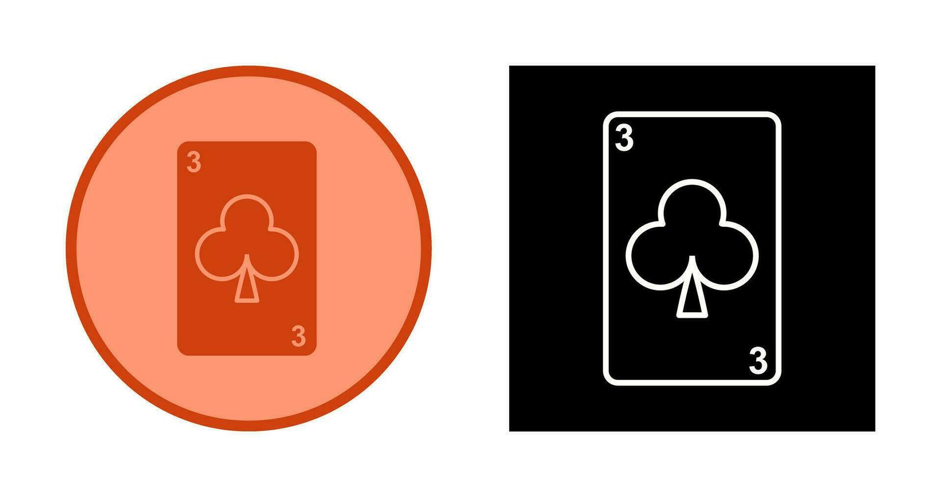 Clubs Card Vector Icon