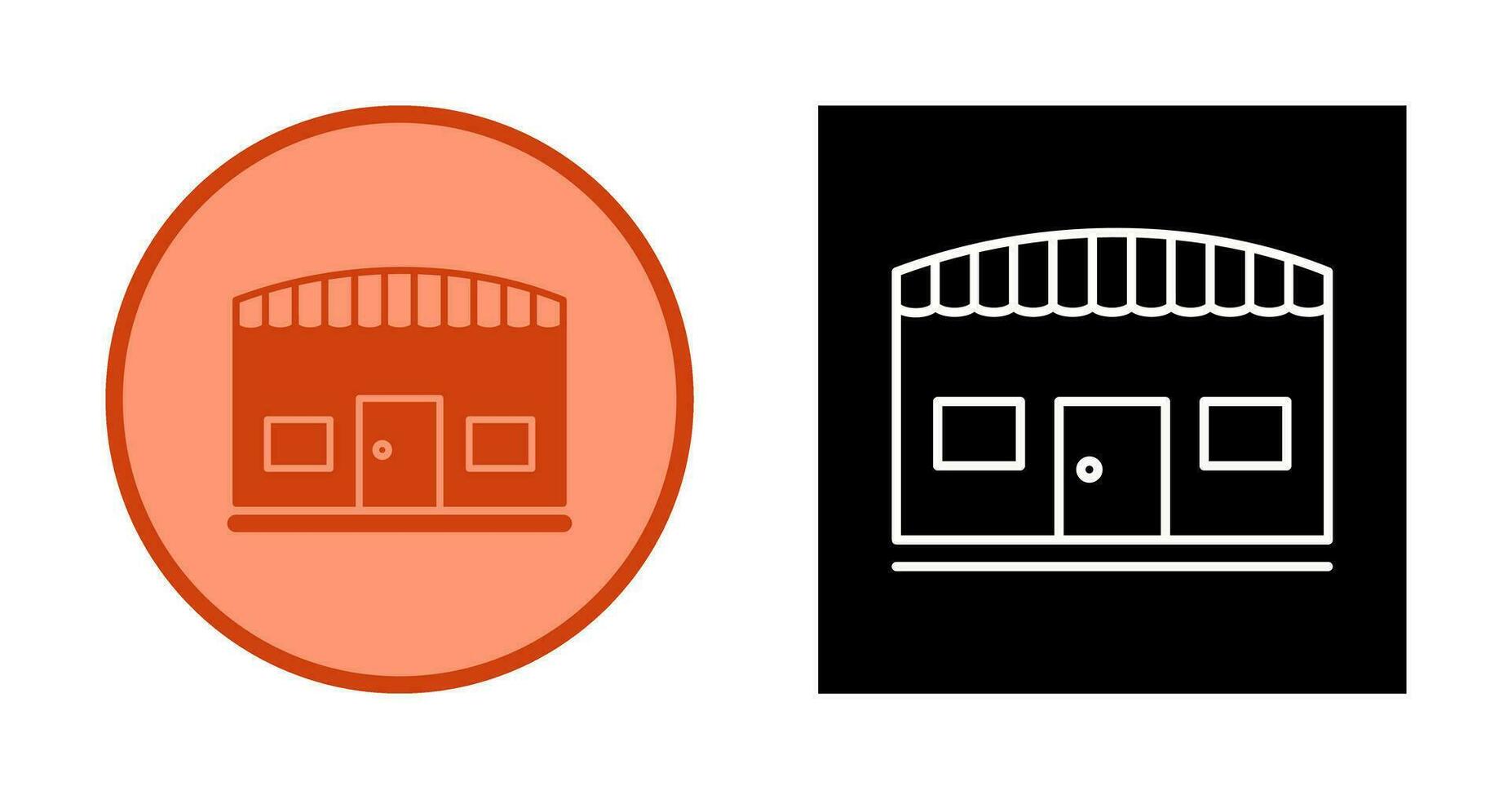 Unique Store Vector Icon