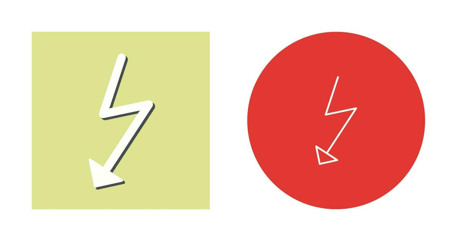 Unique Flash Vector Icon
