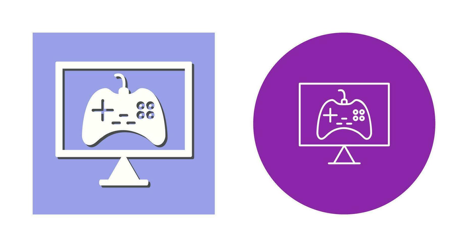 Unique Online Games Vector Icon