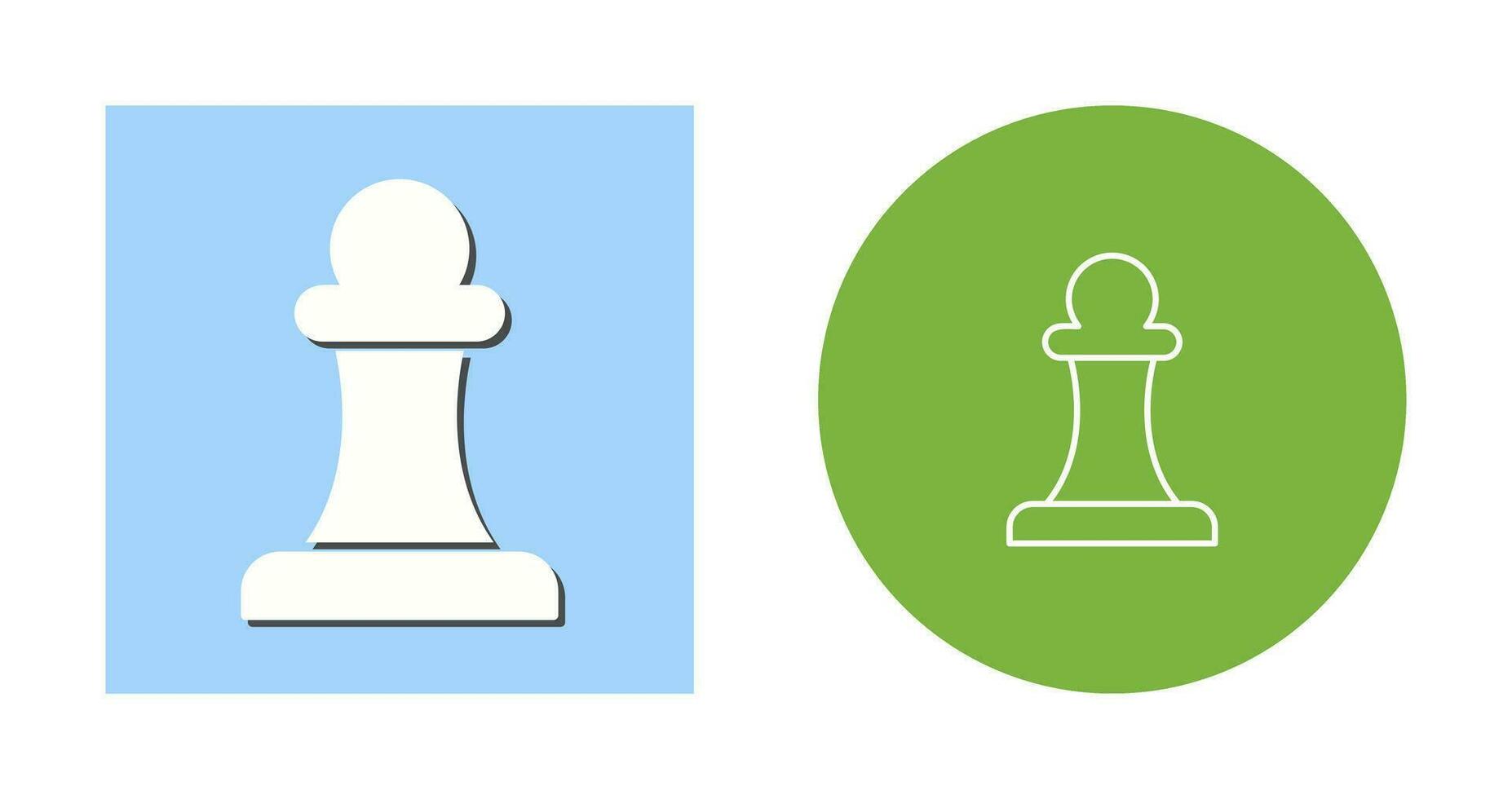 Unique Pawn Vector Icon