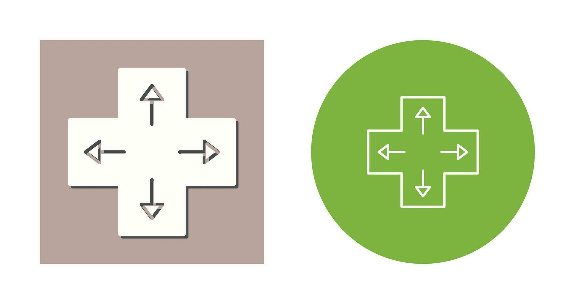 icono de vector de teclas de dirección únicas