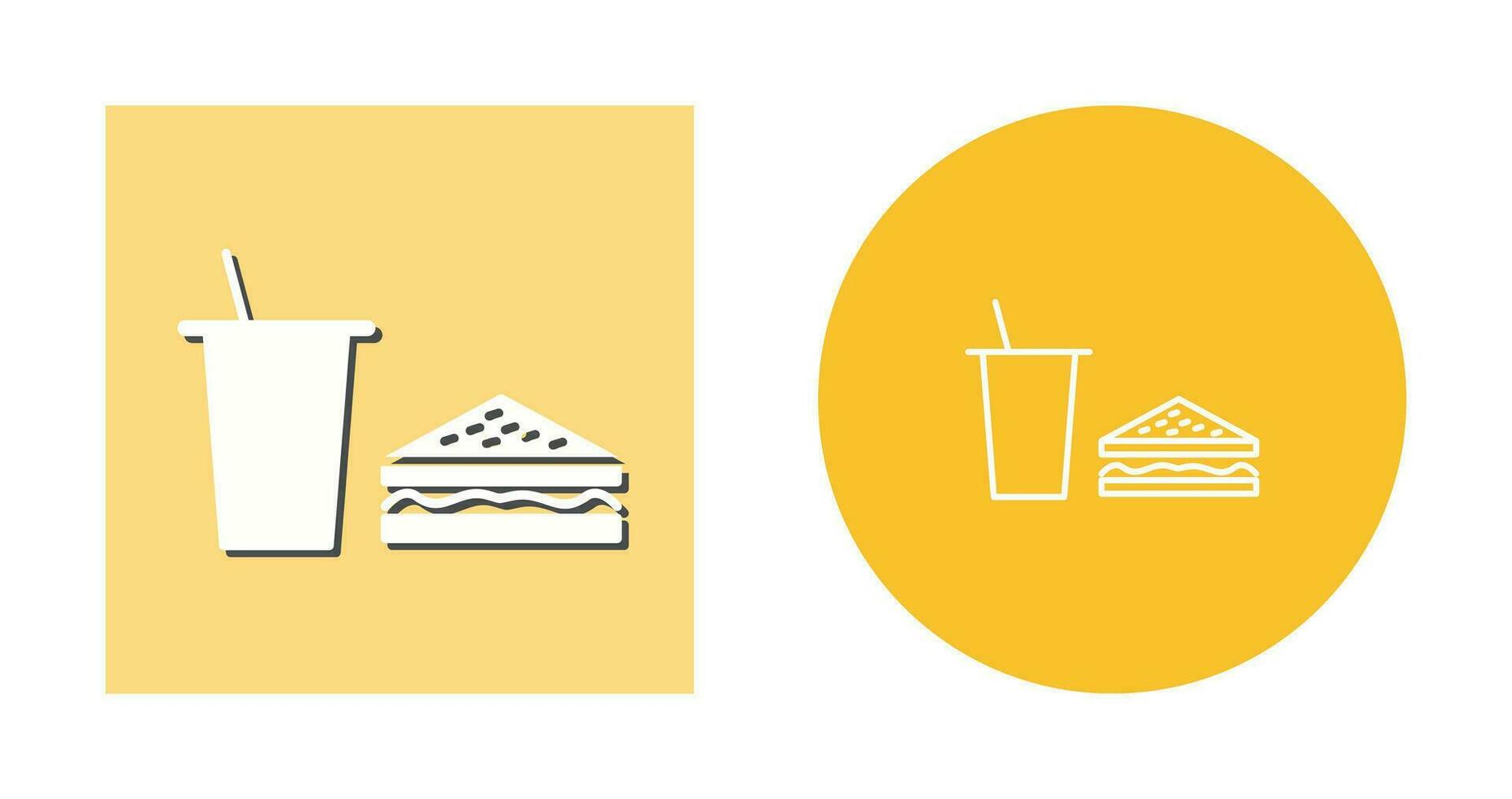 Unique Lunch Vector Icon