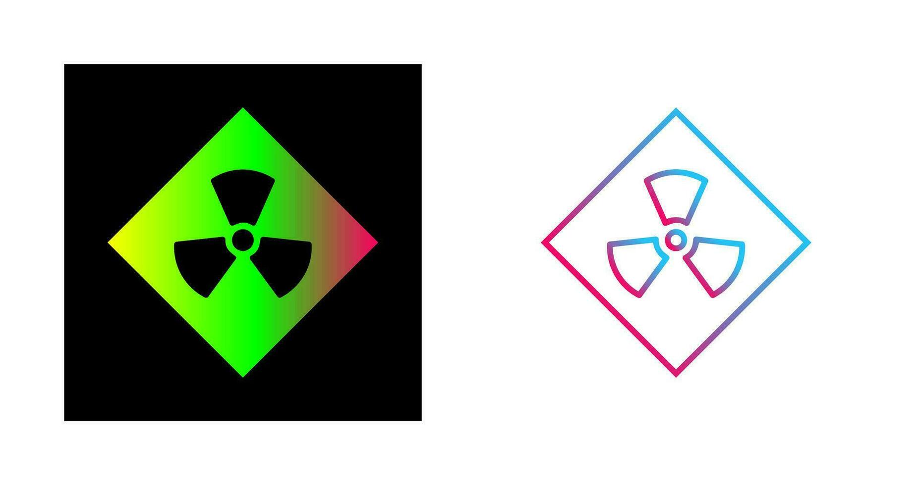 Radiation Vector Icon