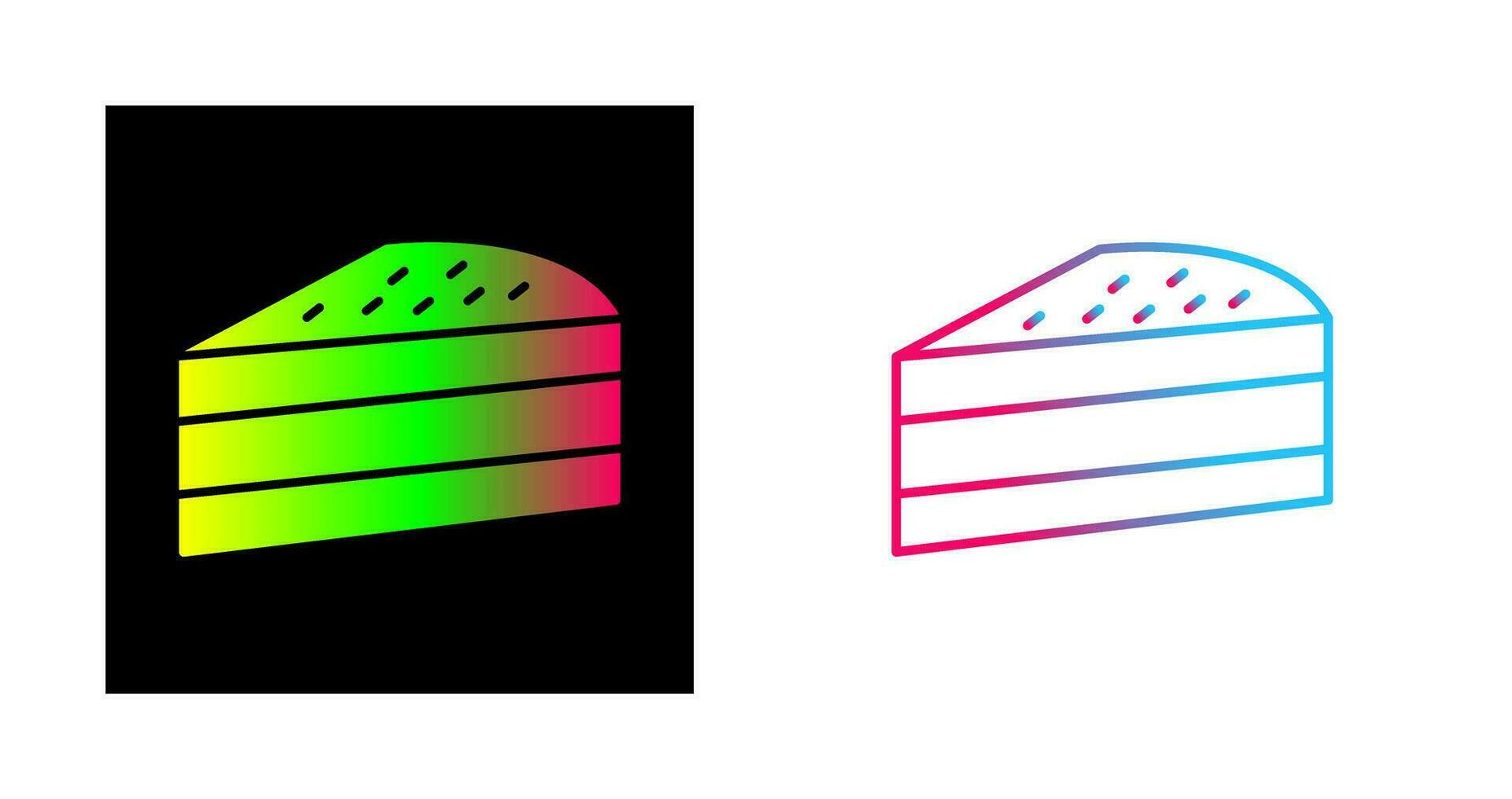 Cake Slice Vector Icon