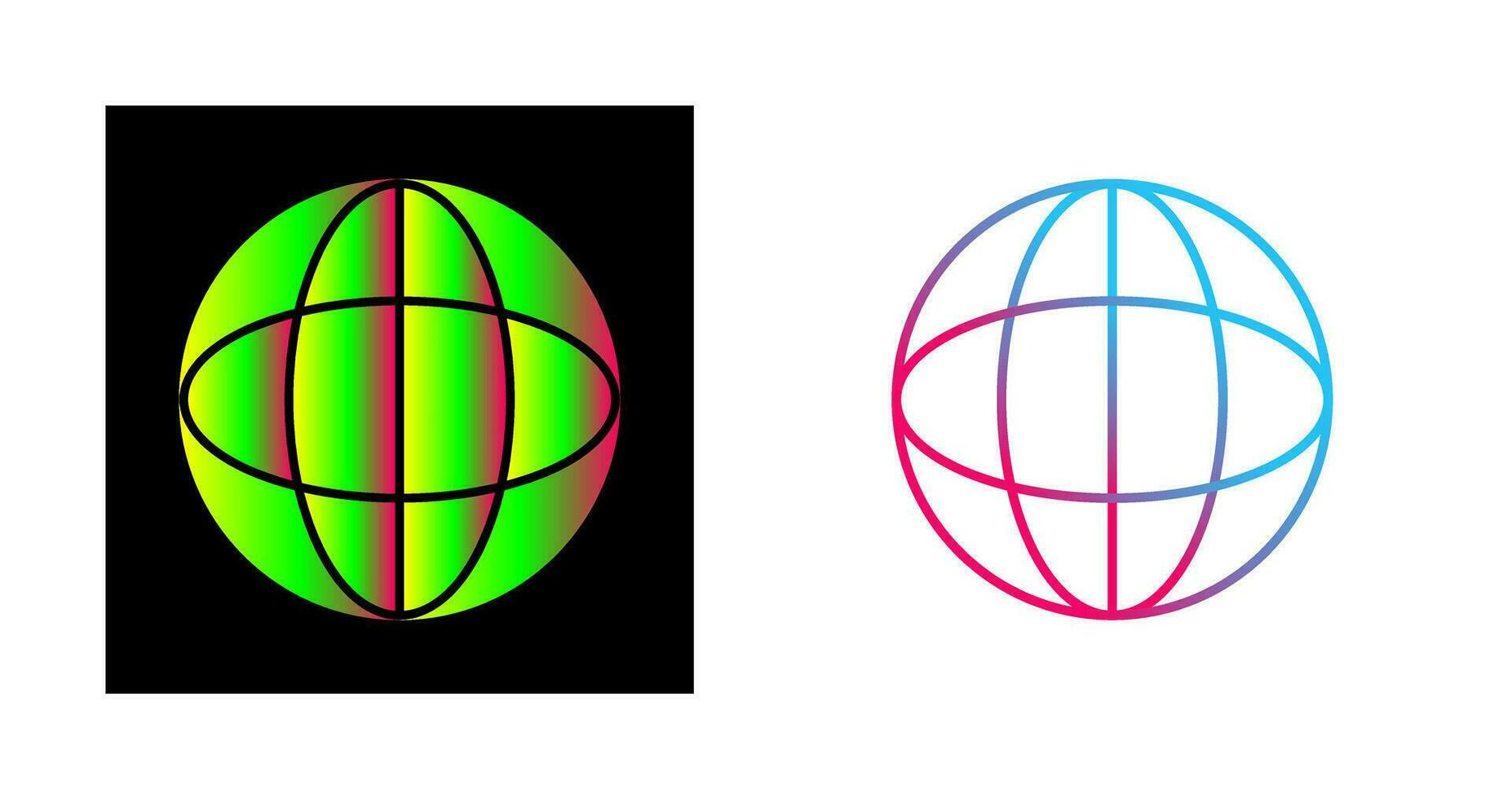 Unique Globe Vector Icon