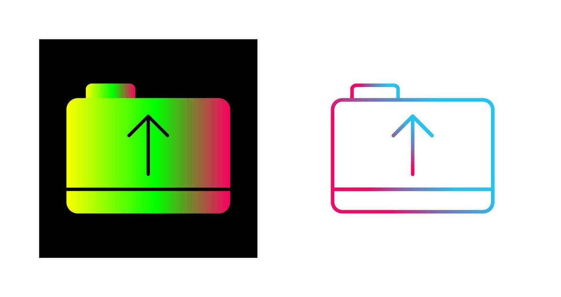 Unique Folder Vector Icon