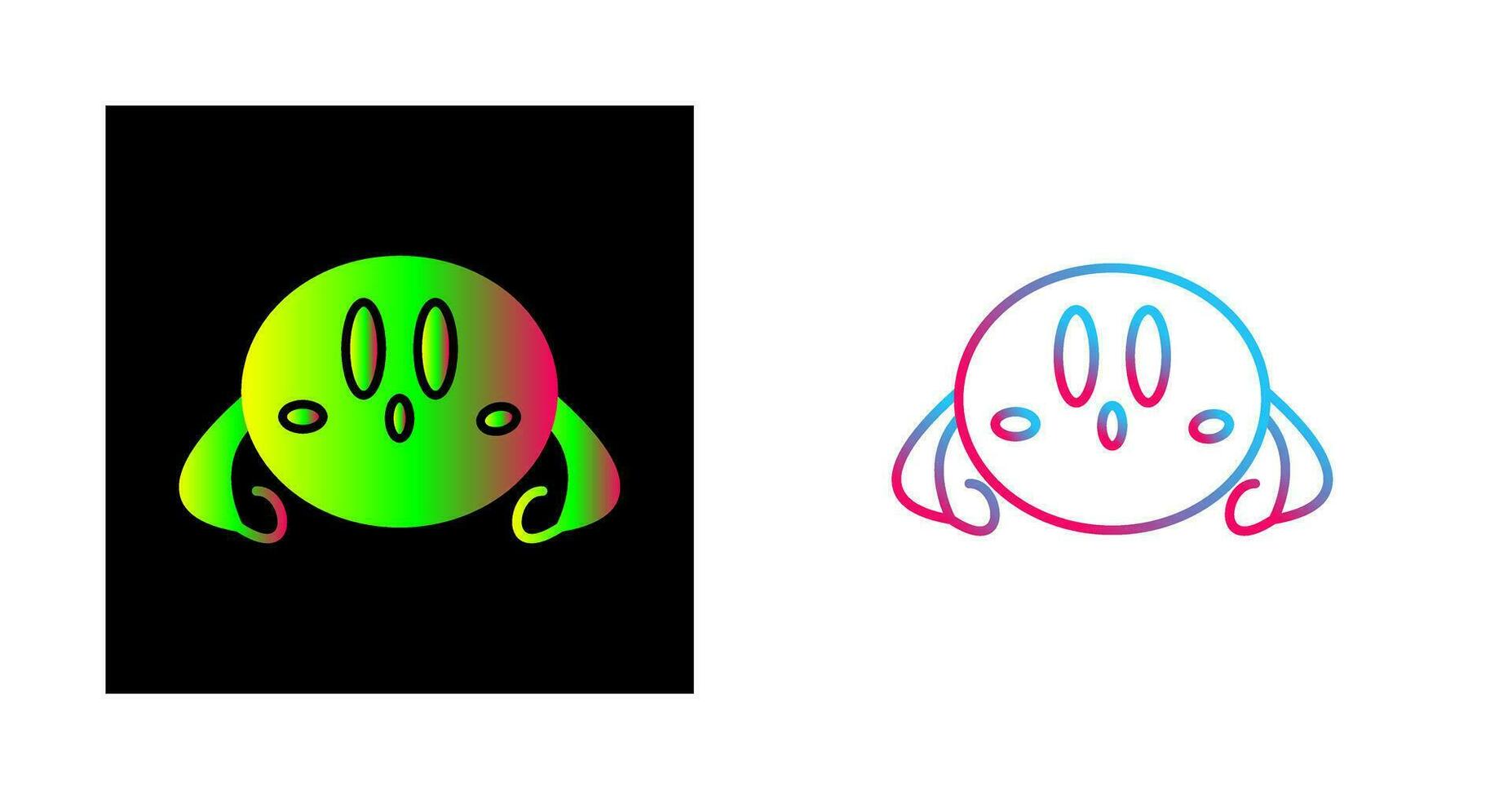 Unique Game Character Vector Icon
