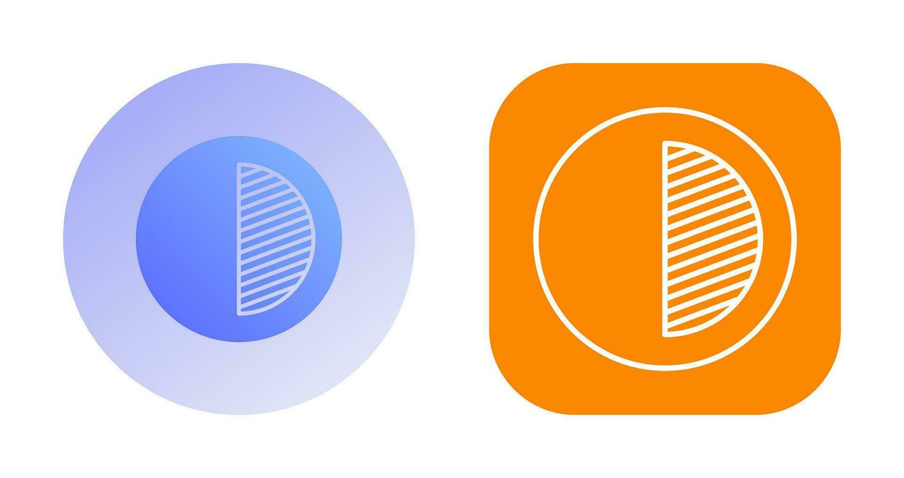 Unique Contrast Vector Icon