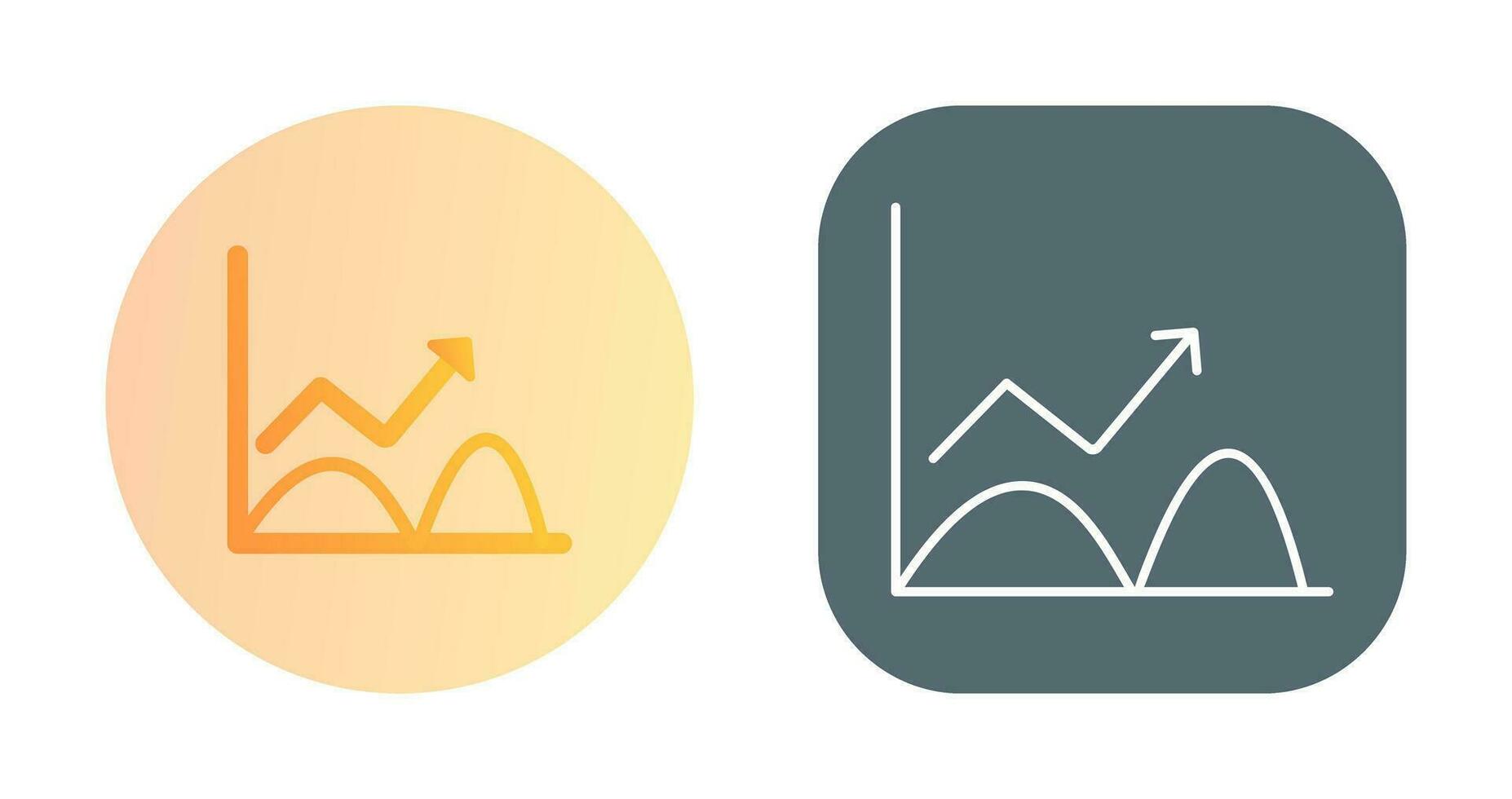 Trend in Graph Vector Icon
