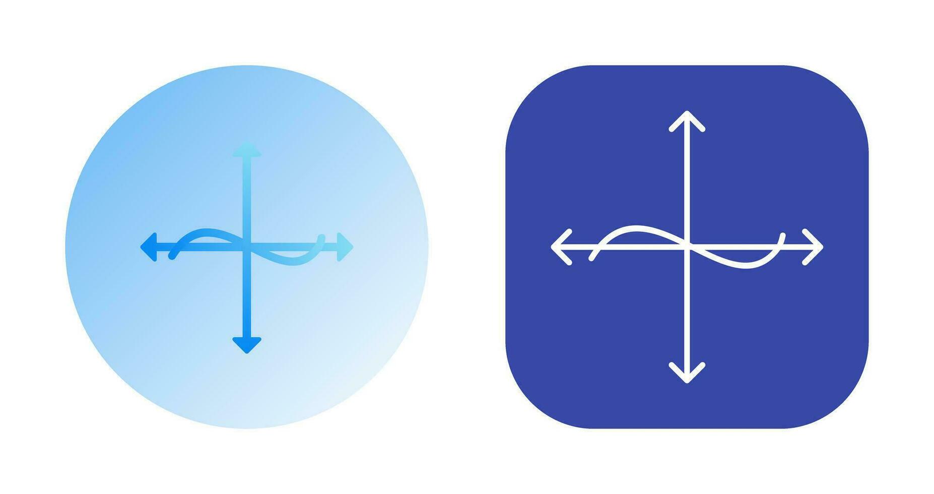 Unique Graph Vector Icon