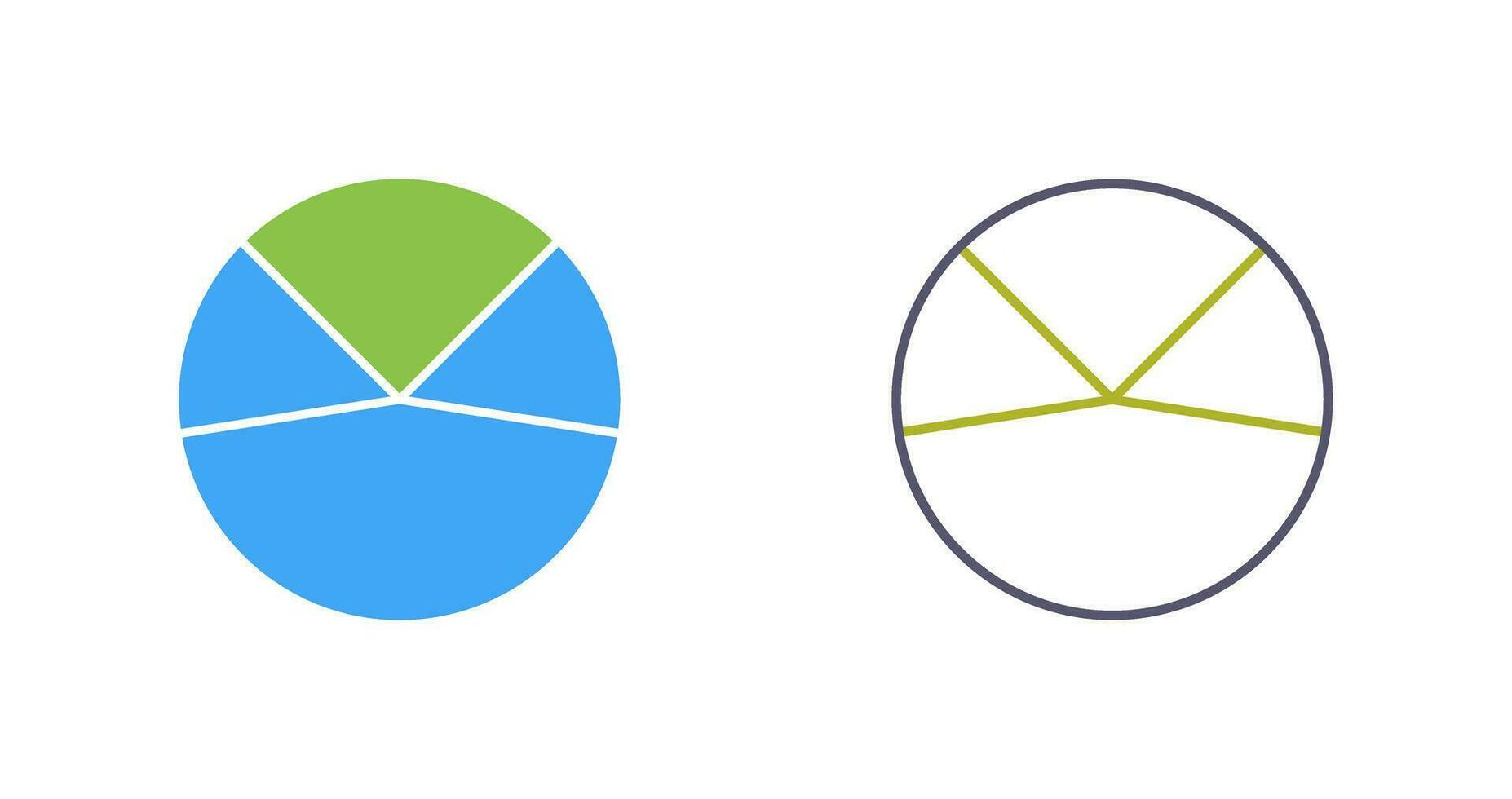 Pie Chart Analysis Vector Icon