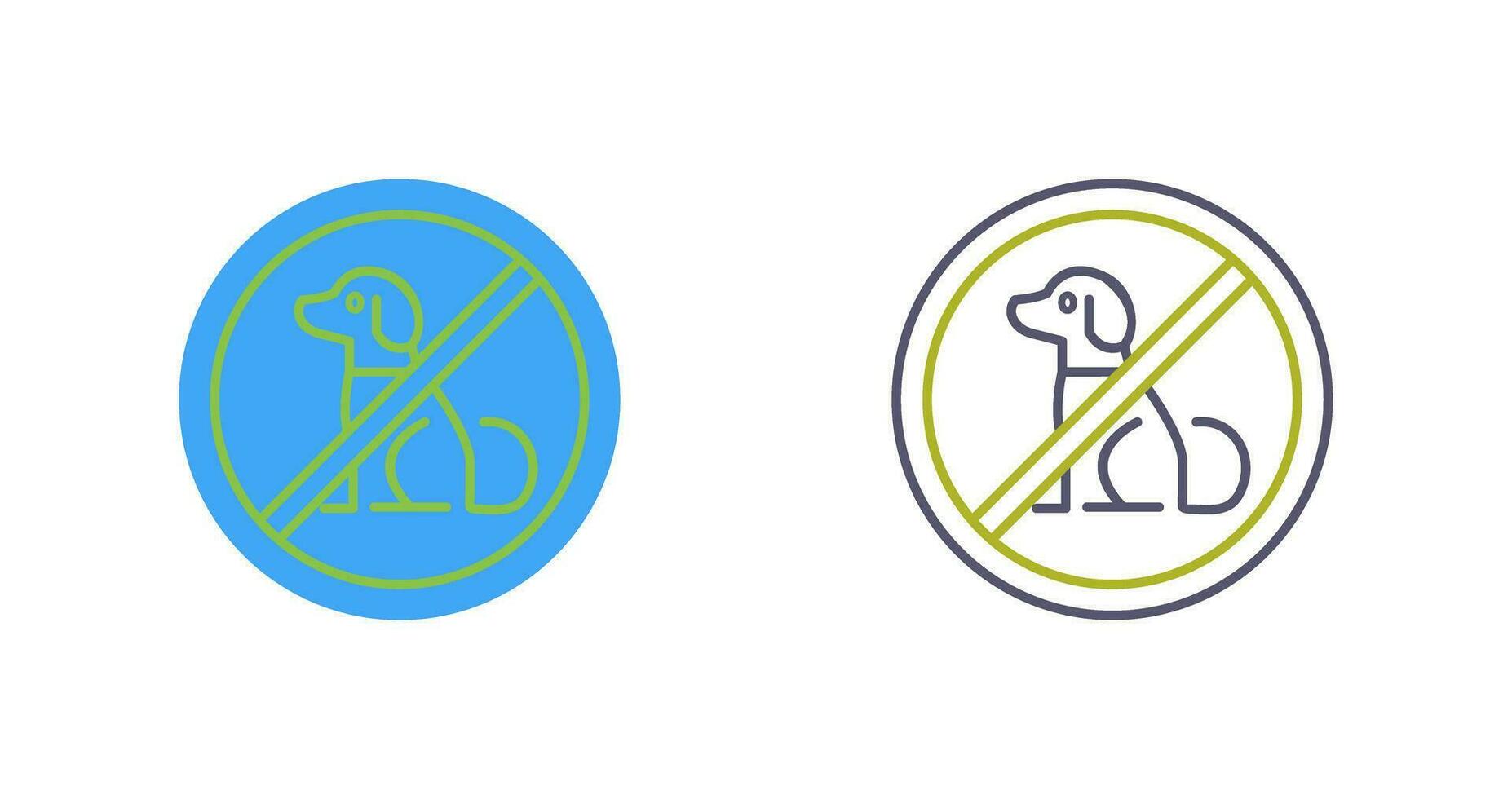 No Pets Vector Icon