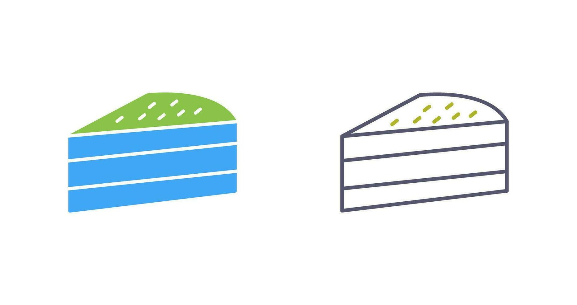 Cake Slice Vector Icon