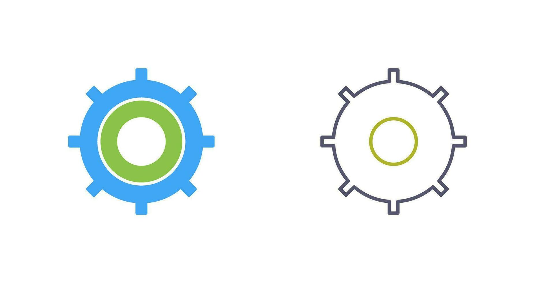 Unique Settings Vector Icon